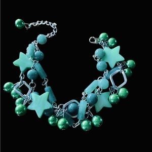 Bracelet, Green Aventurine Mix Beads